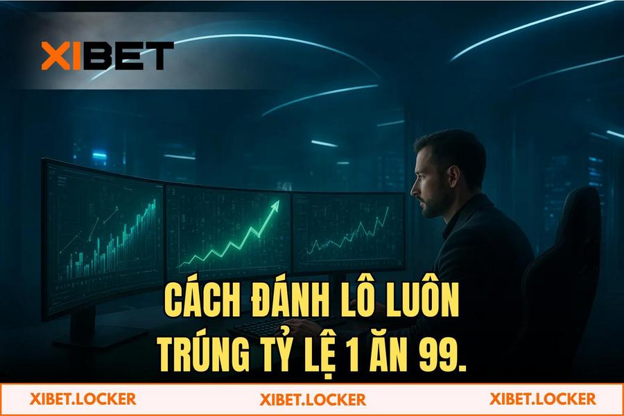 Giải mã sức hút và tỷ lệ trả thưởng 1 ăn 99 cực cao của 'Cách đánh lô luôn trúng' tại XIBET